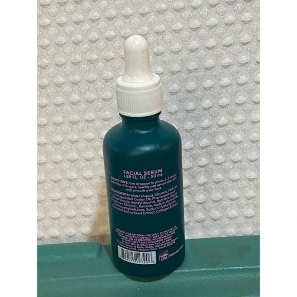 Hemp + Collagen Firming Booster‎ Facial Serum For Plump Smooth Skin 1.69 Oz 50ml